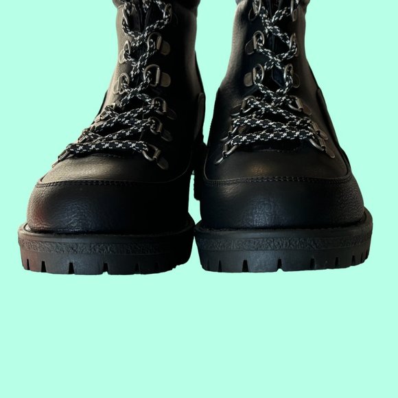 True Craft Markie Hiking Boots Black Women Size 10 Medium Lace-Up Like-New - Picture 10 of 13